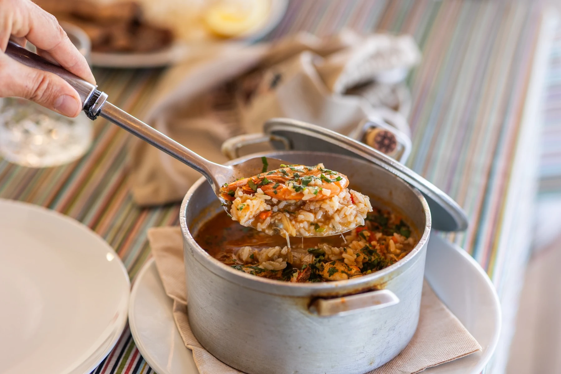 Arroz com marisco no Rei do Tacho em Grândola
